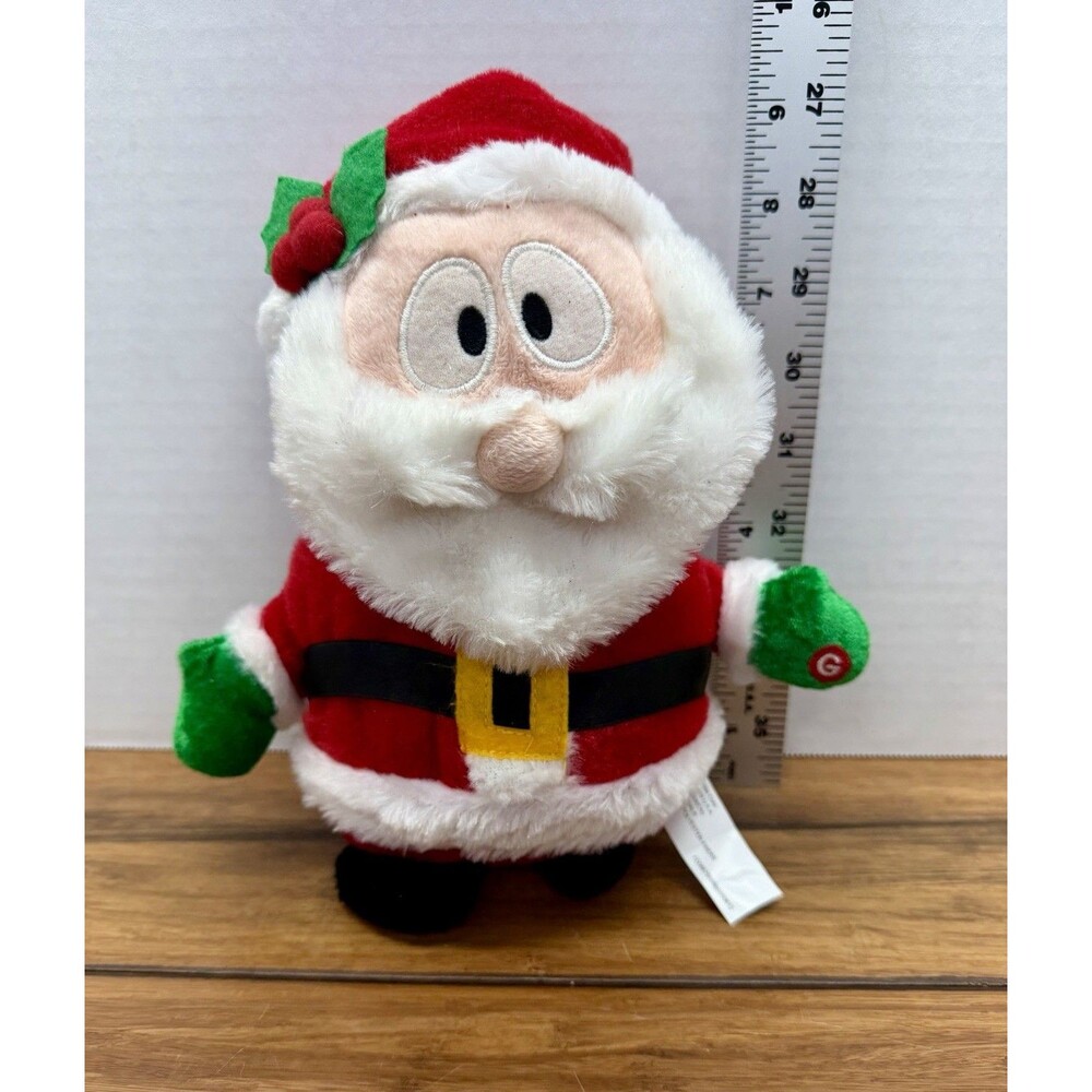 Gemmy Winter Wobbler “Santa” Animated Walking Sings Jingles Bells Moves Works